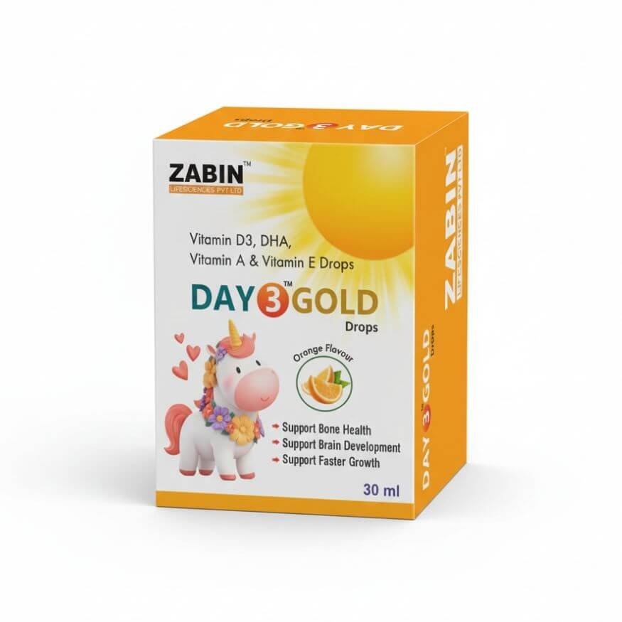 DAY 3 Gold product packaging