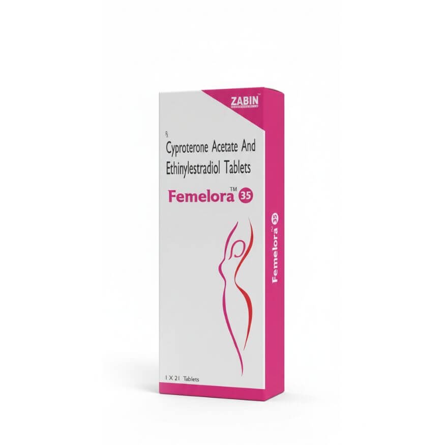 Femelora 35 product packaging